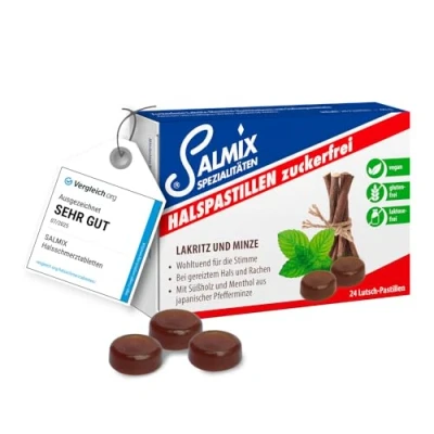 Abbildung von Salmix Halspastillen zuckerfrei