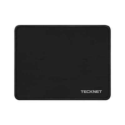 Abbildung von TECKNET Mauspad, 280 x 210 mm Gaming Mousepad mit Wasserdicht und Rutschfester Gummi für PC Büro, Arbeit, Gaming, Studium, Laptop, Computer, Zuhause Schwarz