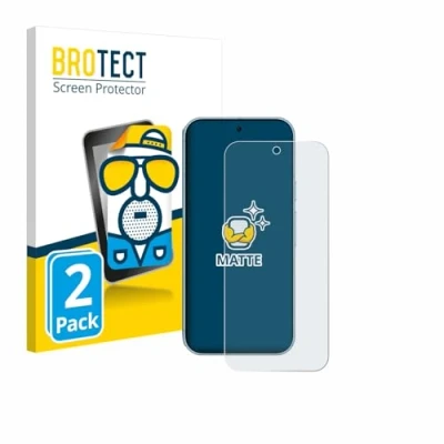 Abbildung von BROTECT Entspiegelungs Schutzfolie für Google Pixel 9 Pro XL (2 Stück) Matte Displayschutz Folie, Anti Reflex, Fingerprint