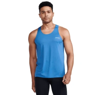 Abbildung von 2XU Herren Light Speed Tech Singlet Tank Top, Starling/Black Reflective, XS