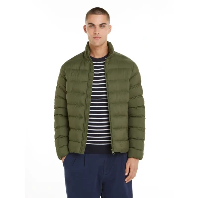 Abbildung von Tommy Hilfiger MID Weight Stand Collar Jacket Übergangsjacke, Herren, Größe: Large, Green