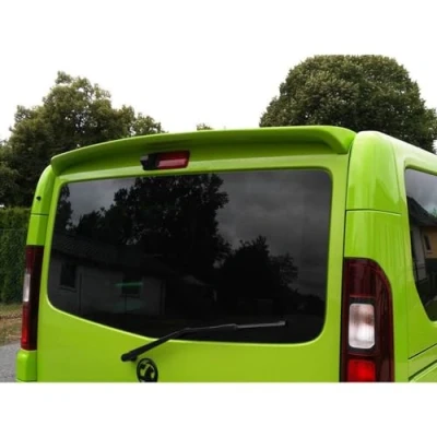 Abbildung von Dachspoiler kompatibel mit Nissan Primastar / NV300 &amp; Opel Vivaro Renault Trafic FIAT Talento (Modelle Heckklappe) (PU)