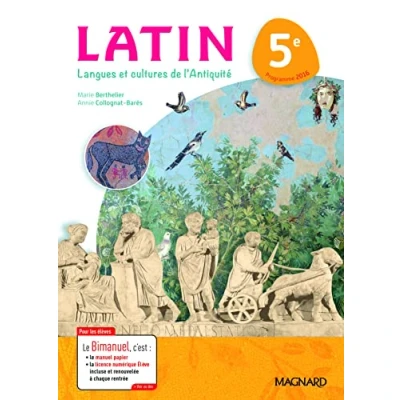 Abbildung von Latin 5e Bimanuel 2015: Magnard : le manuel papier + la licence numérique Elève incluse.