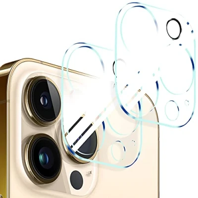 Abbildung von mtb more energy® 2X Kamera Schutz Glas für iPhone 13 Pro, Pro Max Volle Abdeckung Schutzglas Glasfolie Rückseiten Cam Linse