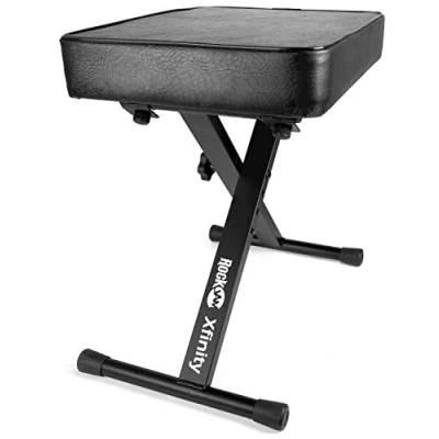 Abbildung von RockJam Premium Adjustable Padded Keyboard Bench or Digital Piano Stool, Regulär