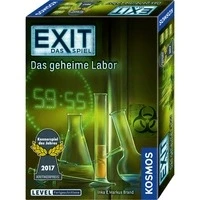 Abbildung von Kosmos Spiel, Rätselspiel EXIT, Das geheime Labor, Made in Germany