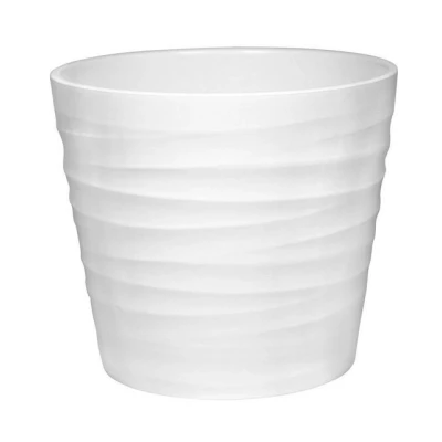 Abbildung von Dehner Blumentopf Wave, Ø 23 29 cm, Höhe 22 25 rund, Indoor, Keramik