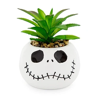 Abbildung von Toynk Toys, LLC Disney The Nightmare Before Christmas Jack Skellington Mini Übertopf aus Keramik
