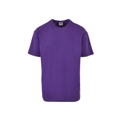 Abbildung von Urban Classics Organic Tshirt basic, Herren, Größe: 4XL, Realviolet