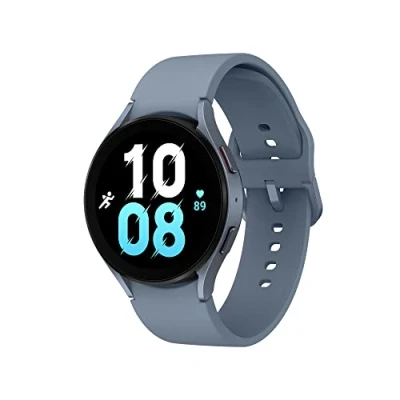 Abbildung von Samsung Galaxy Watch5 Smartwatch, Gesundheitsfunktionen, Fitness Tracker, ausdauernder Akku, Bluetooth, 44 mm, Blue inkl. 36 Monate Herstellergarantie [Exklusiv bei Amazon]