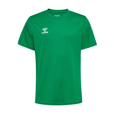 Abbildung von Hummel Essential SS Tshirt basic für Kinder, Größe: 164, Jelly bean
