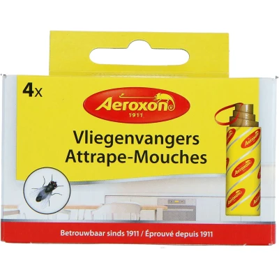 Abbildung von 2er Pack Aeroxon Fliegenfänger Klebestreifen 22 cm 4 Stück