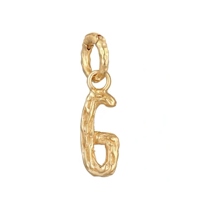 Abbildung von Elli Organic Letter G Anhänger goldcoloured, Damen, Größe: One Size, Gold coloured