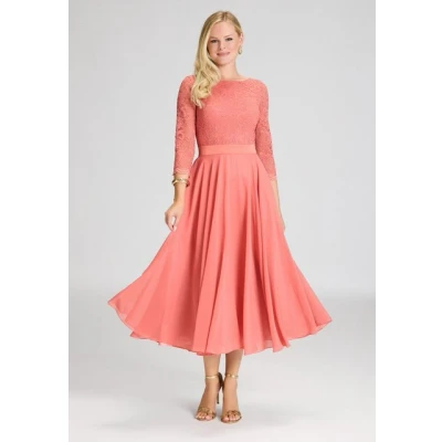 Abbildung von Swing Abend Cocktailkleid/festliches Kleid, Damen, Größe: 40, Orange