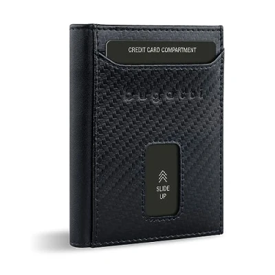 Abbildung von bugatti Secure SLIM Geldbörse, Herren, Größe: One Size, Schwarz