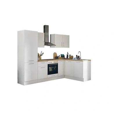Abbildung von BASIC by Balculina Winkelküche, Breite 270 cm, wahlweise mit E Geräten