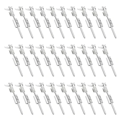 Abbildung von the Lord of Tools Mini ISO Kontakte, Mikro Timer Crimps männliche Pins, Steckverbinder, Buchse, Pin Adapter, anwendbarer Kabelquerschnitt 0,50 mm² 1,00 mm², 30 Stück