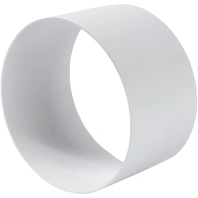 Abbildung von Vent Systems Ø100 mm Kunststoff Weiblich Rundrohr Kanalverbinder für gerade oder flexible Rohre Lüftungssystem Zubehörteil Rohrverbinder Kühlung, Heizung, Lüftung, HVAC