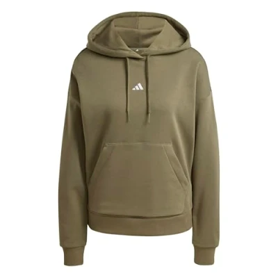 Abbildung von adidas Sportswear Essentials Small LOGO FEEL COZY Kapuzenpullover, Damen, Größe: XL, Olive strata/white