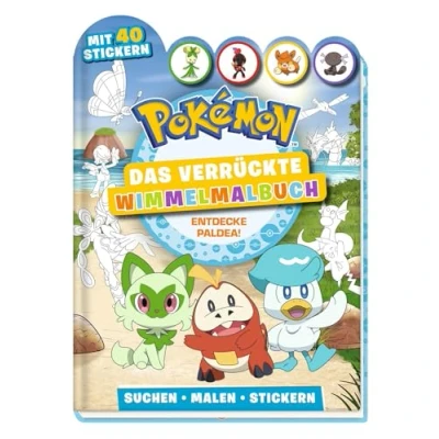 Abbildung von Pokémon: Das verrückte Wimmelmalbuch Entdecke Paldea!: Activitybuch mit Stickern: 40 Stickern