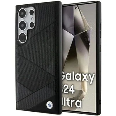 Abbildung von CG MOBILE BMW BMHMS24L23RTPK Hülle Für S24 Ultra S928 Schwarz hardcase Signature Leather Half Textured &amp; Circle