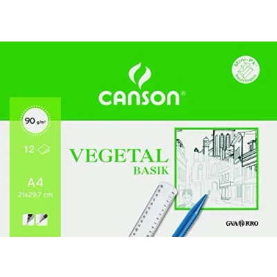 Abbildung von GUARRO CANSON 200407621 Minipack 12 Blätter Zeichenpapier A4, 90G