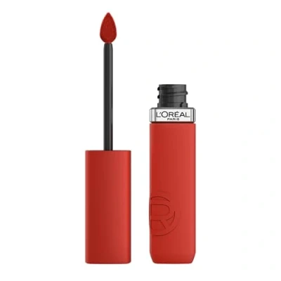 Abbildung von L&#039;Oréal Paris Flüssiger Lippenstift intensive Farbe &amp; mattes Finish lang anhaltend ohne Transfer mit Hyaluronsäure unfehlbar matte Resistance Farbton: 400 Spill The Tea