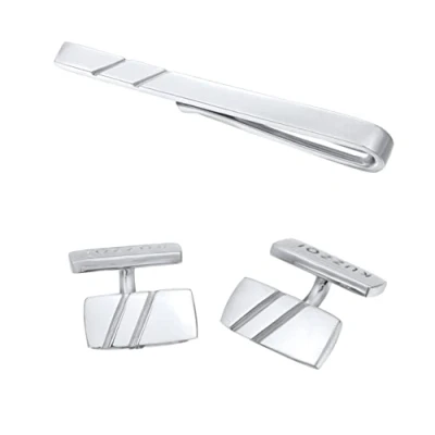 Abbildung von Kuzzoi Jewelry SET Classic Manschettenknopf, Herren, Größe: One Size, Silber