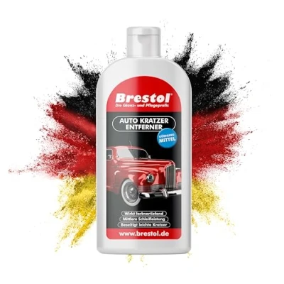 Abbildung von Brestol Auto Kratzer Entferner, Kratzerentferner Autolack Autopolitur (1x 500 ml Entferner), entfernt kleine &amp; Schrammen