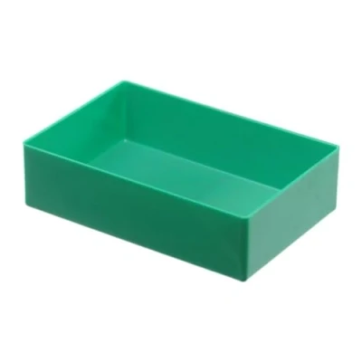 Abbildung von Hünersdorff Einsatzbox aus hochschlagfestem Polystyrol (PS), Maße: 162 x 108 45 mm, Farbe: grün