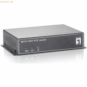 Abbildung von Digital data communication LevelOne POI 4000 PoE Injektor High Power 4
