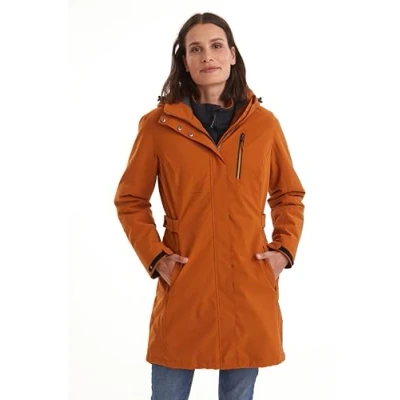 Abbildung von killtec Damen Funktionsparka/Parka mit abzippbarer Kapuze KOW 165 WMN PRK, dark curry, 38, 37726 000