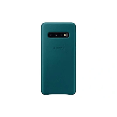 Abbildung von Leather Cover für Galaxy S10+ Grün