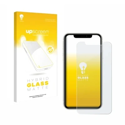 Abbildung von upscreen Entspiegelungs Schutzglas für Apple iPhone 11 Schutzfolie Matt, Glas Folie [mattierend, 9H Panzerschutz, Anti Fingerprint]