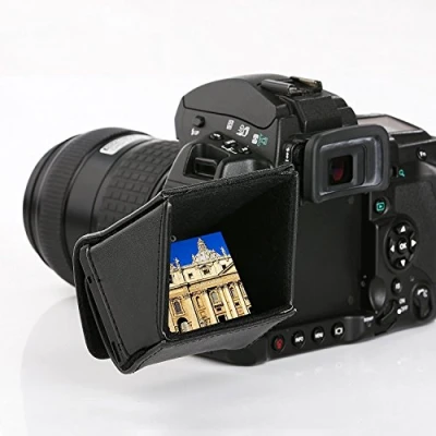 Abbildung von Movo LH30 Deluxe LCD Abzug Schatten für Flip Out DSLR Kamera und Camcorder LCDs (für 3 &quot;Screens)