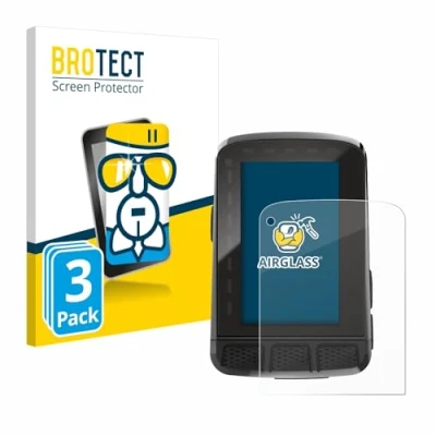 Abbildung von BROTECT Schutzglas für Wahoo Elemnt Roam V2 GPS (3 Stück) Schutzfolie Panzer Folie Glas [Extrem Kratzfest 9H, Anti Fingerprint, Ultra Transparent]