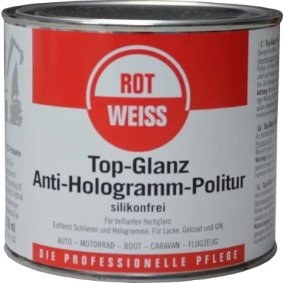 Abbildung von ROTWEISS 1500 Top Glanz Anti Hologramm Politur 750 ml