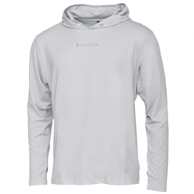 Abbildung von Westin Ledge UPF Hoodie M Mist Grey Angelpullover