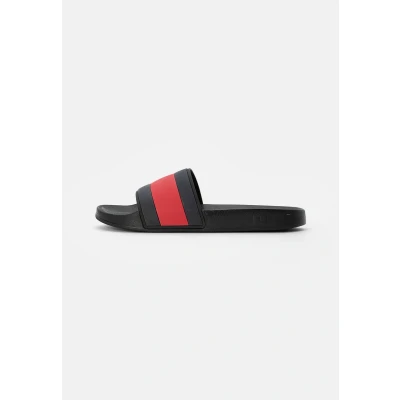 Abbildung von Tommy Hilfiger FLAG POOL Slide Badesandale, Herren, Größe: 43, Black Schuhe