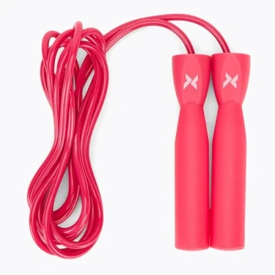 Abbildung von TREXO BASIC Boxspringseil in Rosa mit einer Länge von 275 cm Verstellbares Springseil für Boxer aus PP und PVC Garantierte Haltbarkeit Flexibilität Leichtgewicht wiegt 120 g
