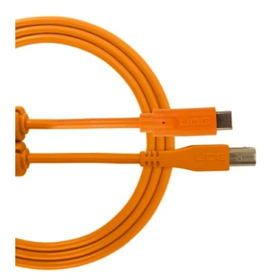 Abbildung von UDG GEAR Kabel USB 2.0 (C B) High Speed Audio optimiert C auf B Kabel, Orange
