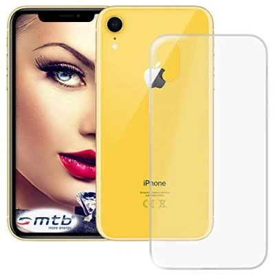 Abbildung von mtb more energy® Schutz Hülle Clear &amp; Slim für Apple iPhone XR (6.1&#039;&#039;) transparent flexibel TPU Silikon Case Cover Tasche