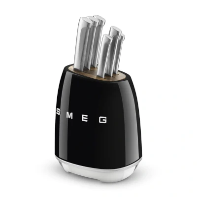 Abbildung von Smeg, Messerblock, KBSF02BL, Schwarz