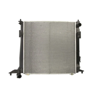 Abbildung von THERMOTEC D70312TT Kühler, Motorkühlung für Fahrzeuge mit/ohne Klimaanlage 458 450 16 Schaltgetriebe Kühlrippen gelötet KIA: cee‘d I Schrägheck
