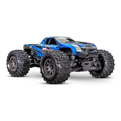 Abbildung von TRAXXAS Mini Maxx 4WD Brushless BL 2S RTR 1:12 Monster Truck blau mit Akku + 2A USB/C Lader