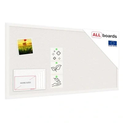Abbildung von ALLboards Tafel Pinnwand, Korktafel in Color, 40x40 cm, Holzrahmen