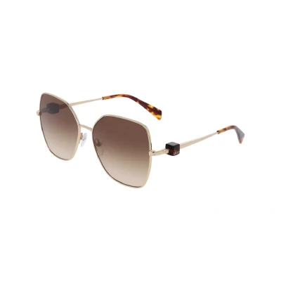Abbildung von LIU JO Sonnenbrille Yellow goldcoloured, Damen, Größe: 58, gold coloured