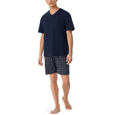 Abbildung von Schiesser SET Nachtwäsche Set, Herren, Größe: 50, Blau