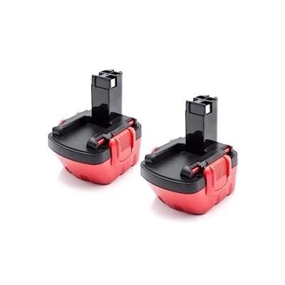 Abbildung von vhbw 2X Akku kompatibel mit Strapex STB65, STB63, STB61 Elektrowerkzeug (1500 mAh, NiMH, 12 V)