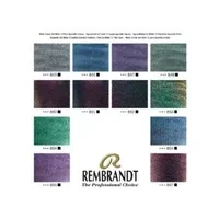 Abbildung von Rembrandt Watercolour metal tin set Specialty Colour Selection 12 pans + brush